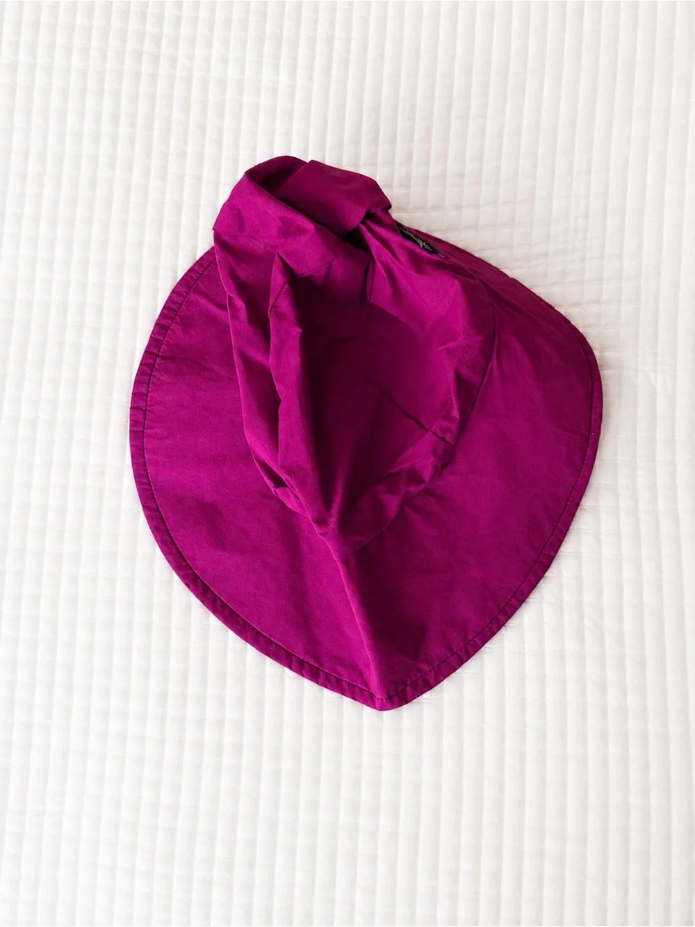 Vintage Sunday Afternoons Kids Magenta Wide-Brim Sun Hat | Size M